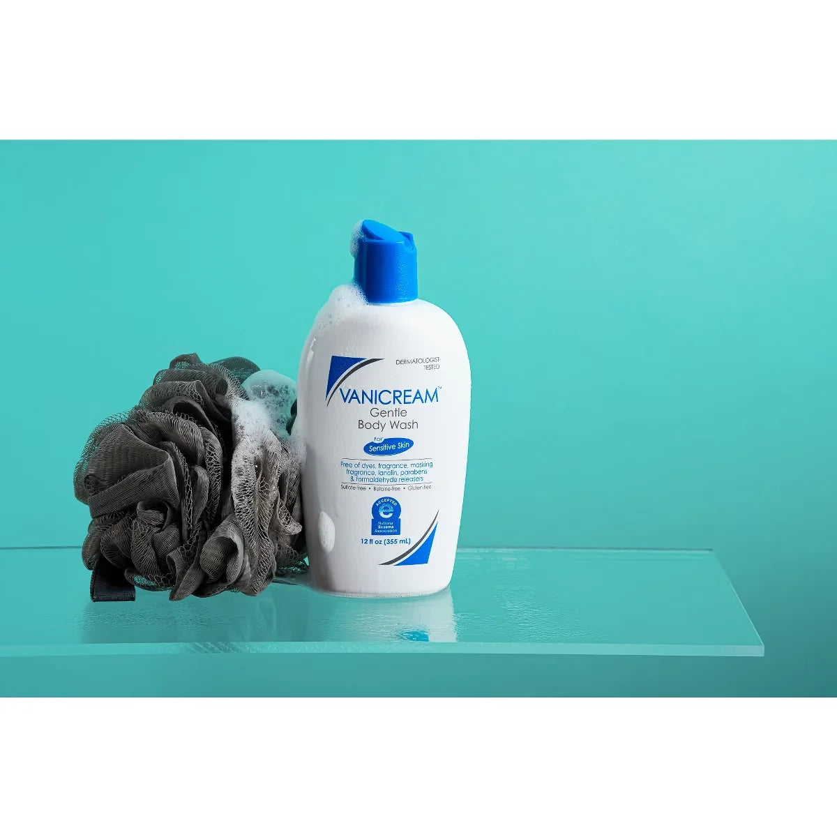 Vanicream Gentle Body Wash for Sensitive Skin - Unscented - 12 fl oz: Sulfate-Free, Paraben-Free, Hypoallergenic